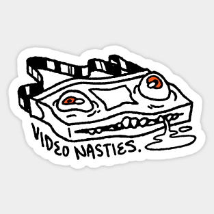 Video Nasties. Sticker